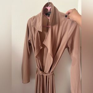 Mesh trench coat
